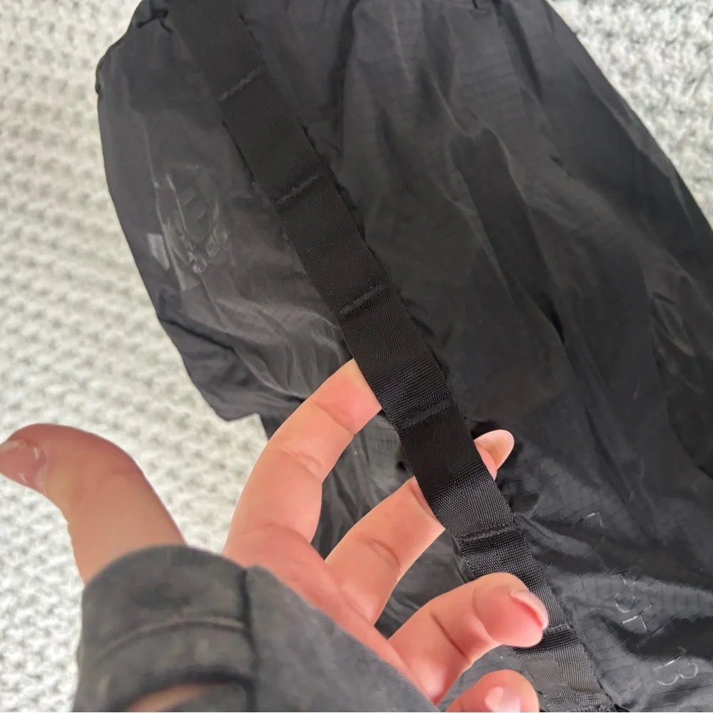 Black Drawstring Backpack - Picture 10 of 16